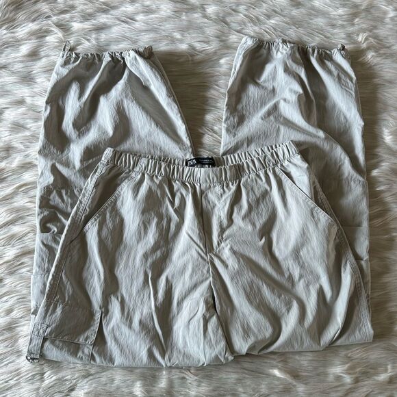 Zara Lightweight Cargo Pants in Tan - Picture 3 of 7